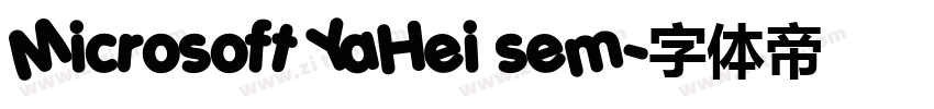 Microsoft YaHei sem字体转换